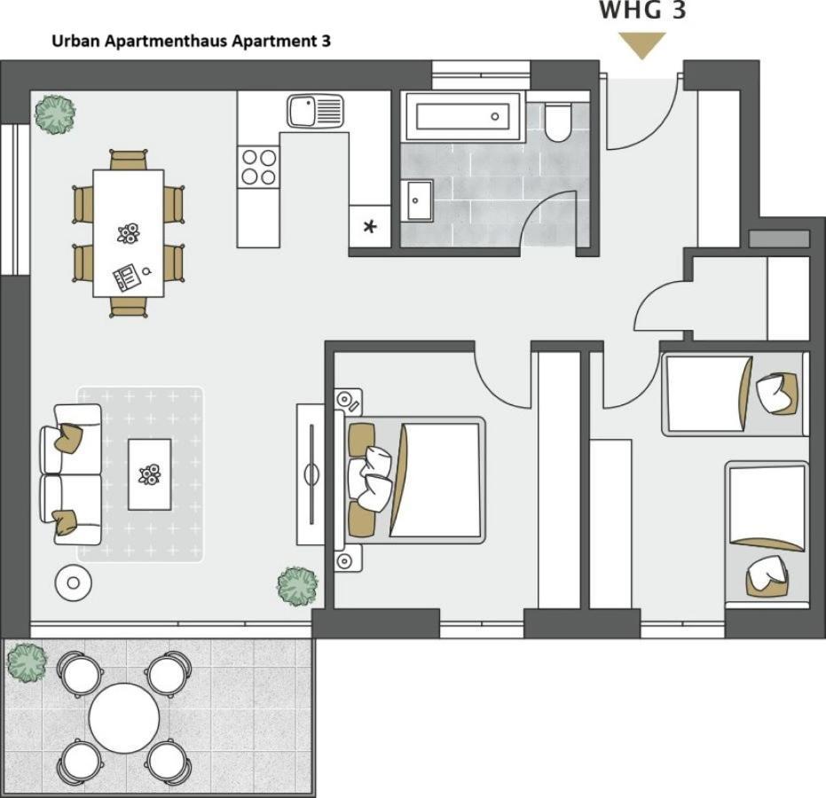 Urban-apartmenthaus Zwischen Berg Und *